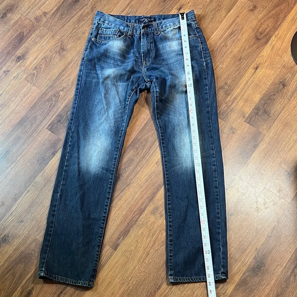 U.S. Polo Assn. Dark Blue Straight Jeans - Distressed Denim - Picture 6 of 9